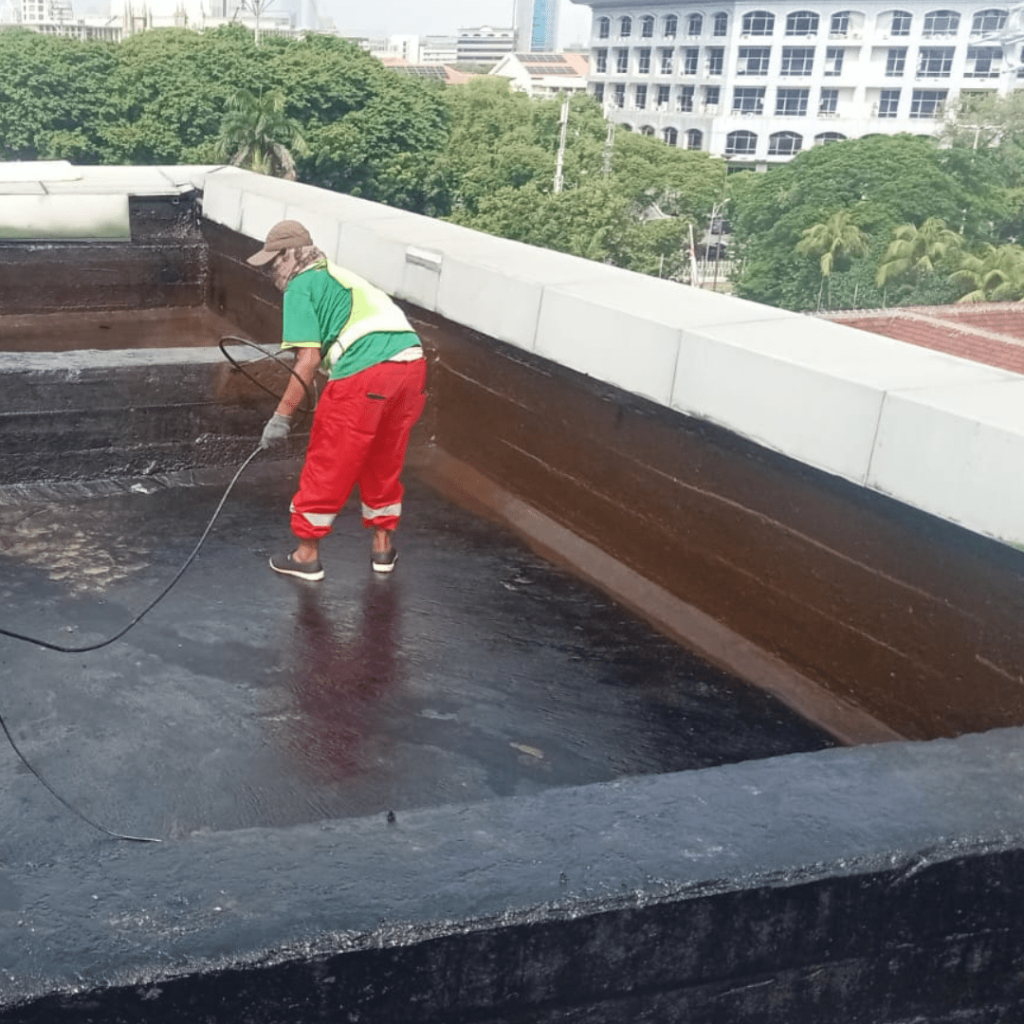 jasa waterproofing dak beton aspal cair