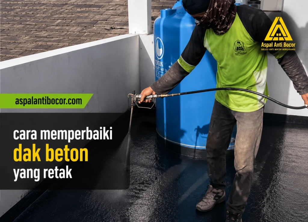 Aspal Anti Bocor - Cara Memperbaiki Dak Beton yang Retak agar Tidak Bocor Lagi