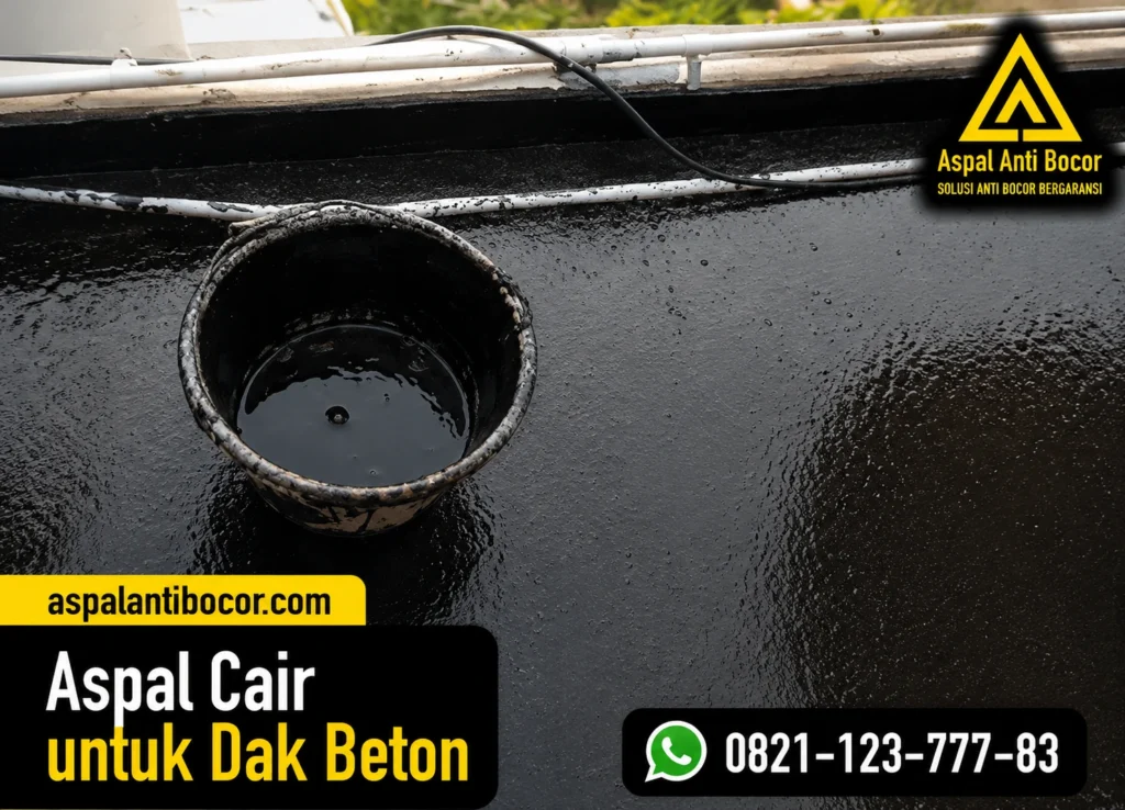 Aspal Anti Bocor - Aspal Cair untuk Dak Beton