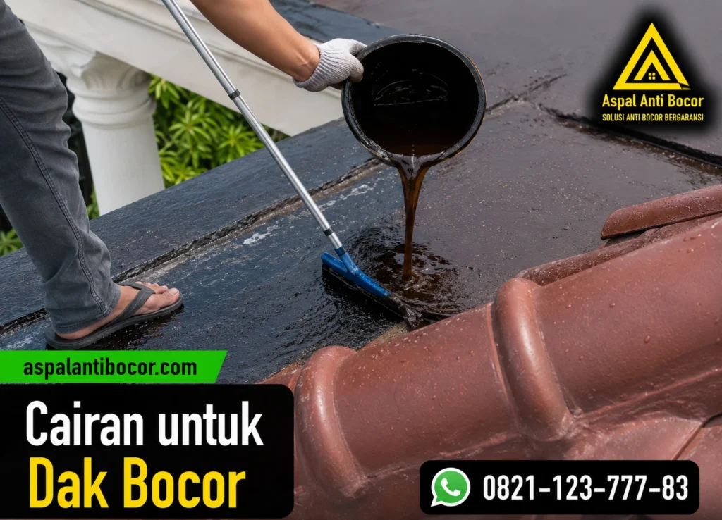 Aspal Anti Bocor - Cairan untuk Dak Bocor