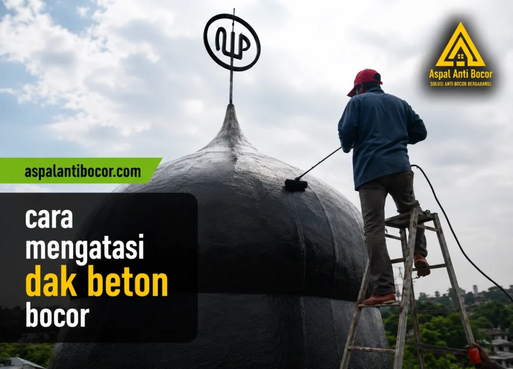 Aspal Anti Bocor - Cara Mengatasi Dak Beton Bocor Tanpa Bongkar agar Tahan Lama