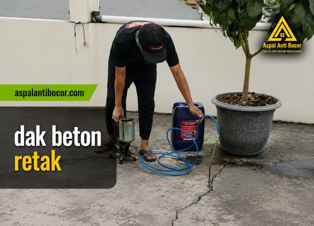 Aspal Anti Bocor - Dak Beton Retak 9 Penyebab, Dampak, dan Cara Mengatasinya