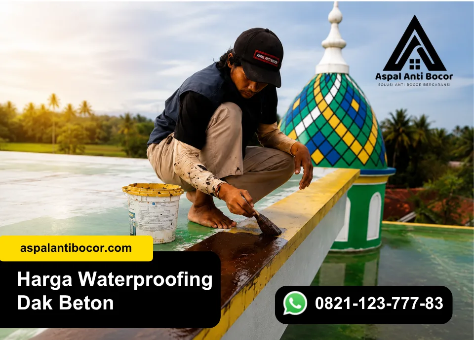 Aspal Anti Bocor - Harga Waterproofing Dak Beton