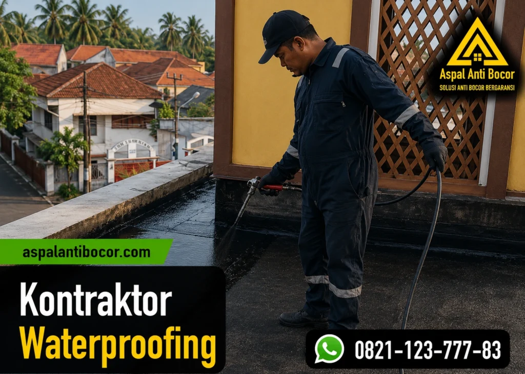 Aspal Anti Bocor - Kontraktor Waterproofing