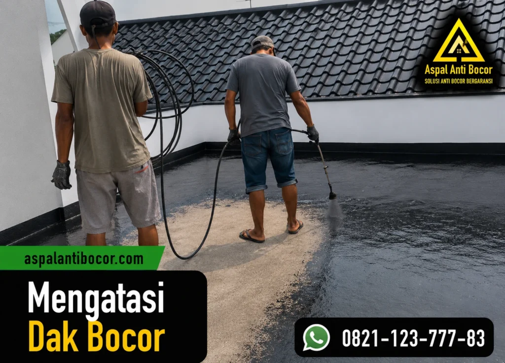 Aspal Anti Bocor - Mengatasi Dak Bocor