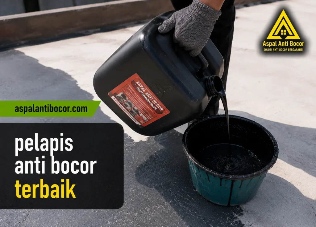 Aspal Anti Bocor - Pelapis Anti Bocor Terbaik untuk Atap, Dak & Dinding