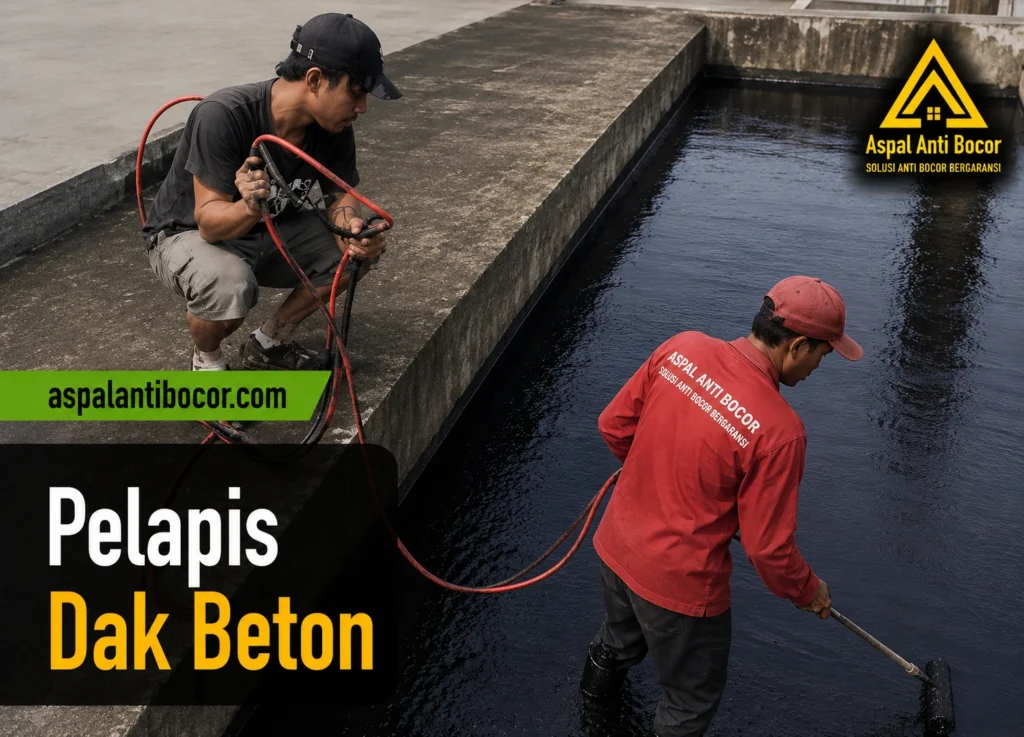 Aspal Anti Bocor - Pelapis Dak Beton
