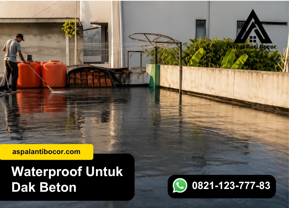 Aspal Anti Bocor - Waterproof untuk dak beton