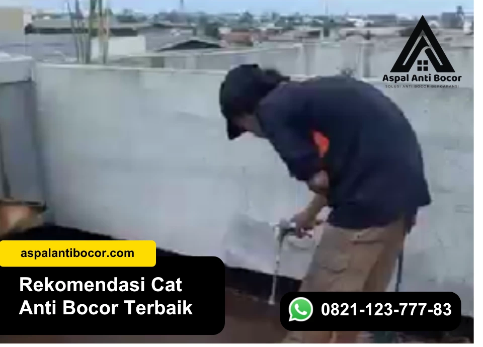 Aplikasi cat anti bocor terbaik pada dak beton rumah