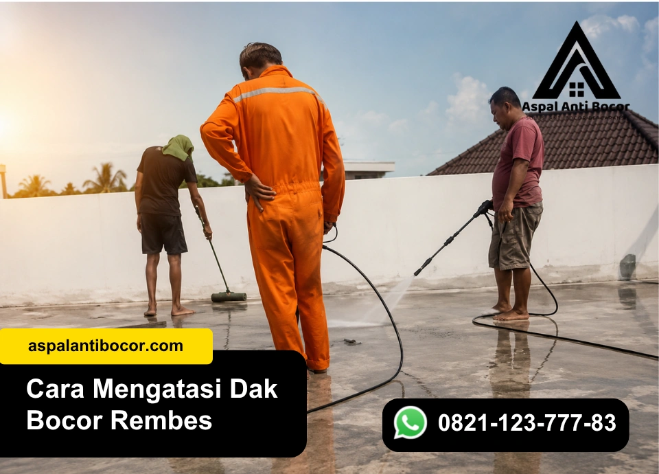 Aspal Anti Bocor - Cara Mengatasi Dak Bocor Rembes