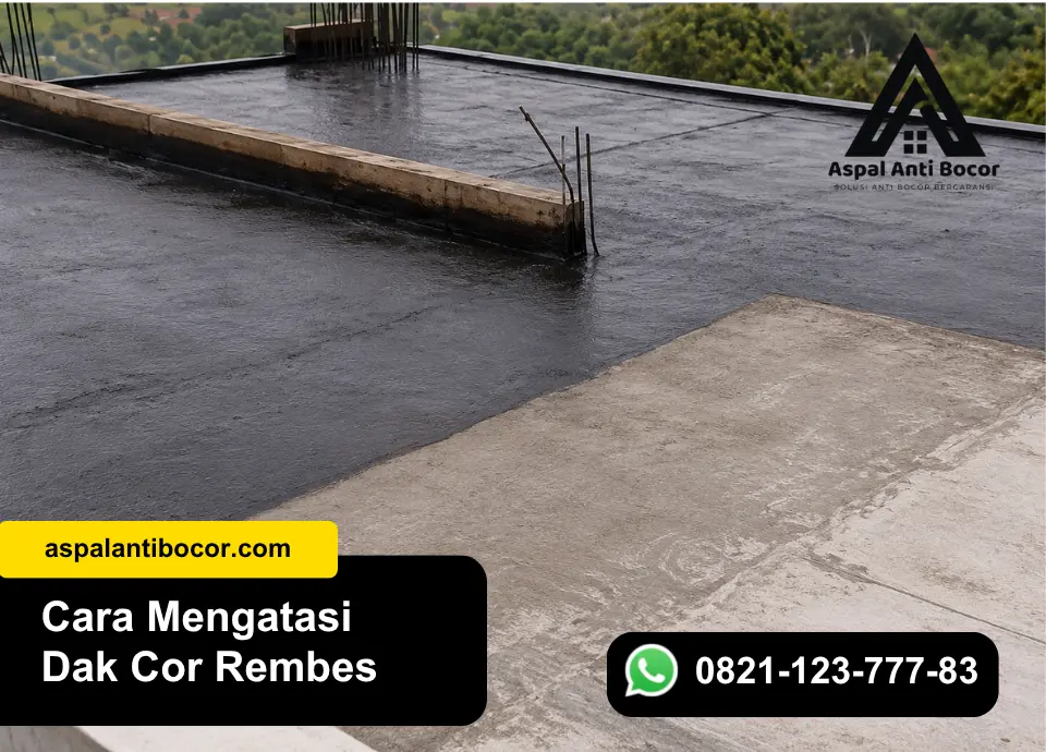 Aspal Anti Bocor - cara mengatasi dak cor rembes