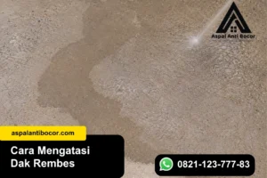 Cara Mengatasi Dak Rembes agar Tidak Bocor Lagi