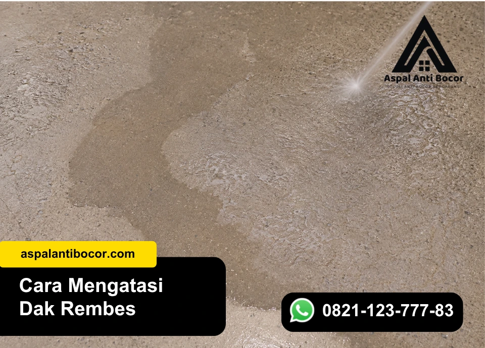 Aspal Anti Bocor - cara mengatasi dak rembes