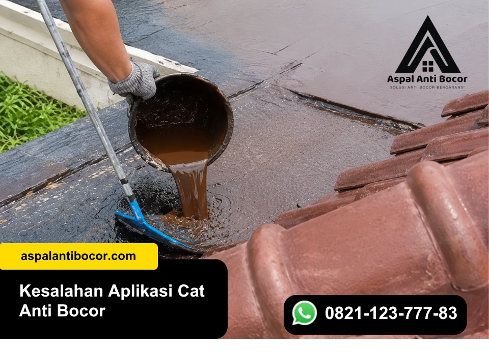 Penambalan retakan beton sebelum pelapisan waterproofing elastomerik