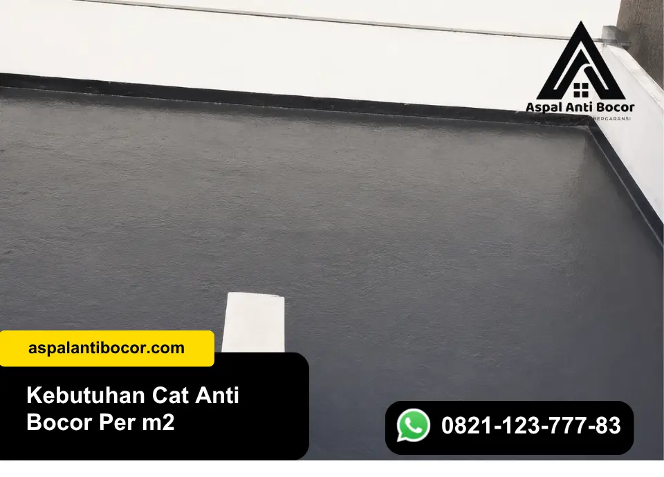 Pengukuran luas dak beton sebelum menghitung kebutuhan cat anti bocor per m2