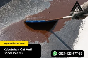 Berapa Kebutuhan Cat Anti Bocor per Meter Persegi?