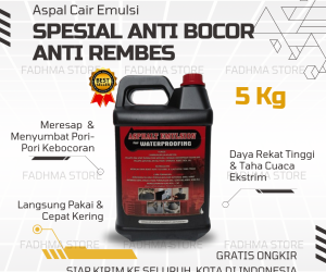 aspal cair anti bocor asphalt emulsion 5kg