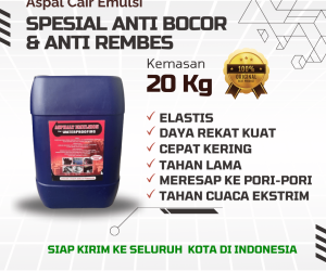 aspal cair anti bocor asphalt emulsion 20kg