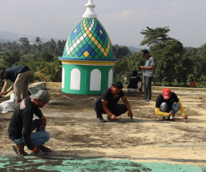 jasa waterproofing aspal cair dak mesjid garut
